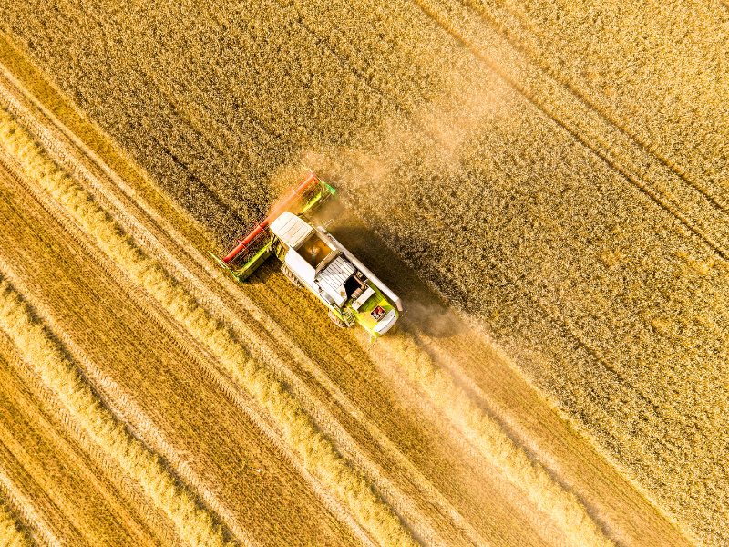 compra de máquinas agrícolas para colheita de soja