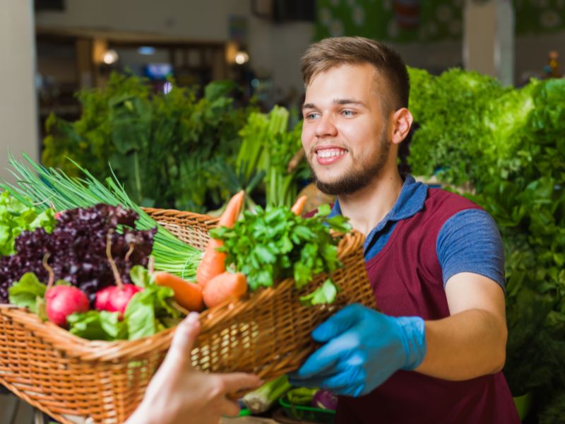 comercialização de produtos agrícolas orgânicos