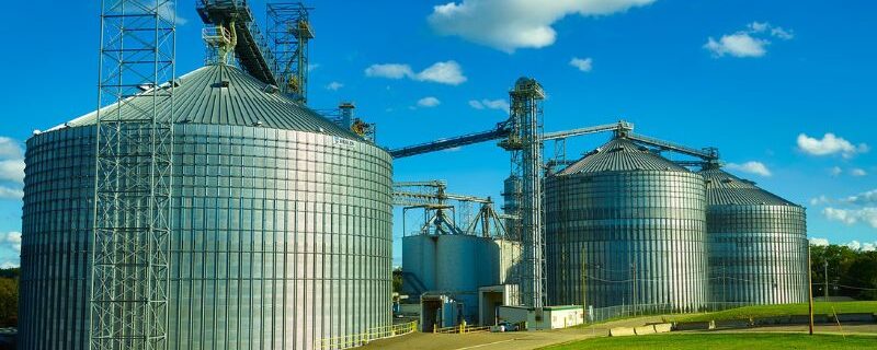 silo vertical para grãos