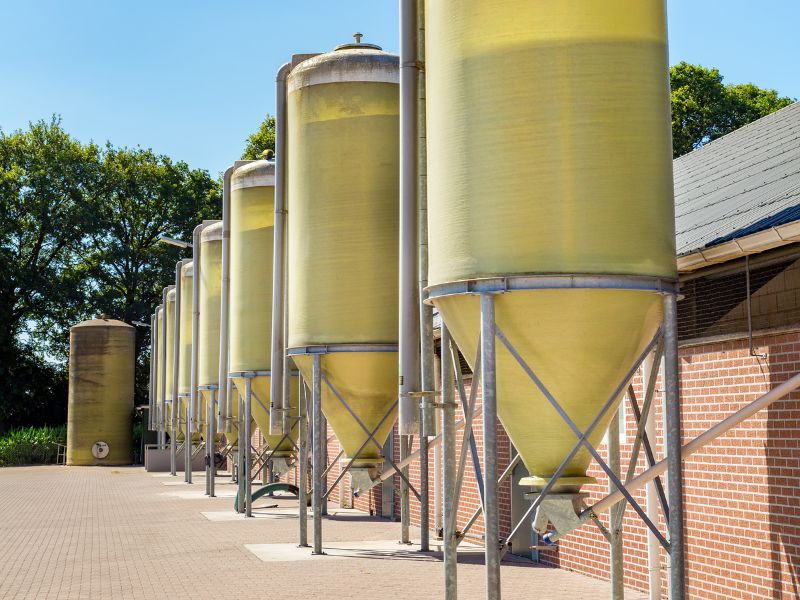 silo vertical para ração para sítio