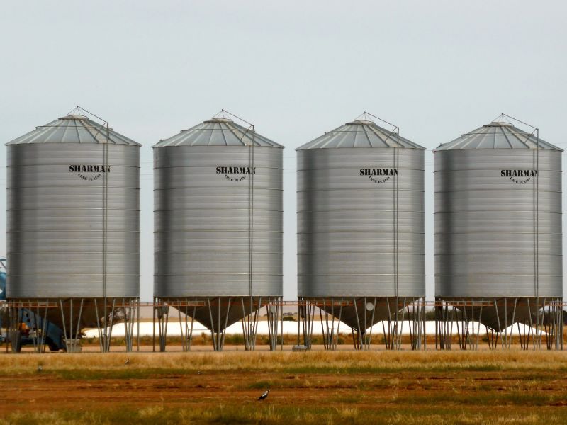 silo vertical para ração