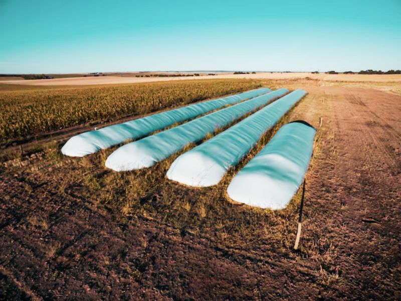 capacidade do silo bolsa para grãos