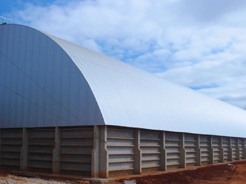 silo horizontal para grãos​